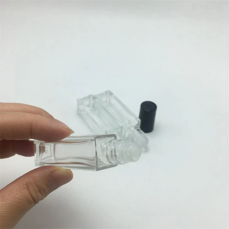 Square Glass Roller Ball Bottles