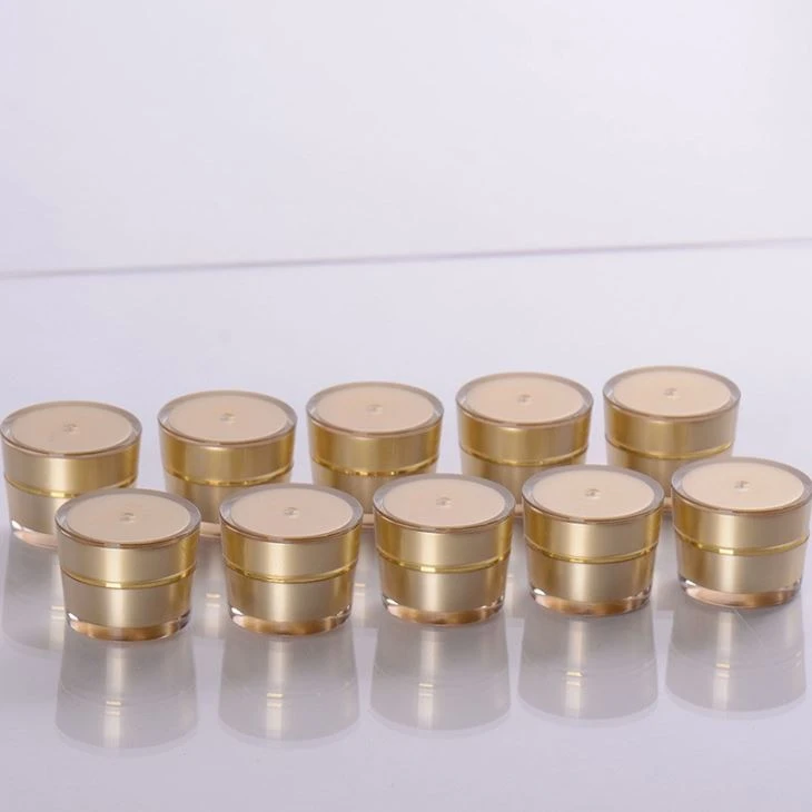 Luxury Gold Acrylic Cream Jar